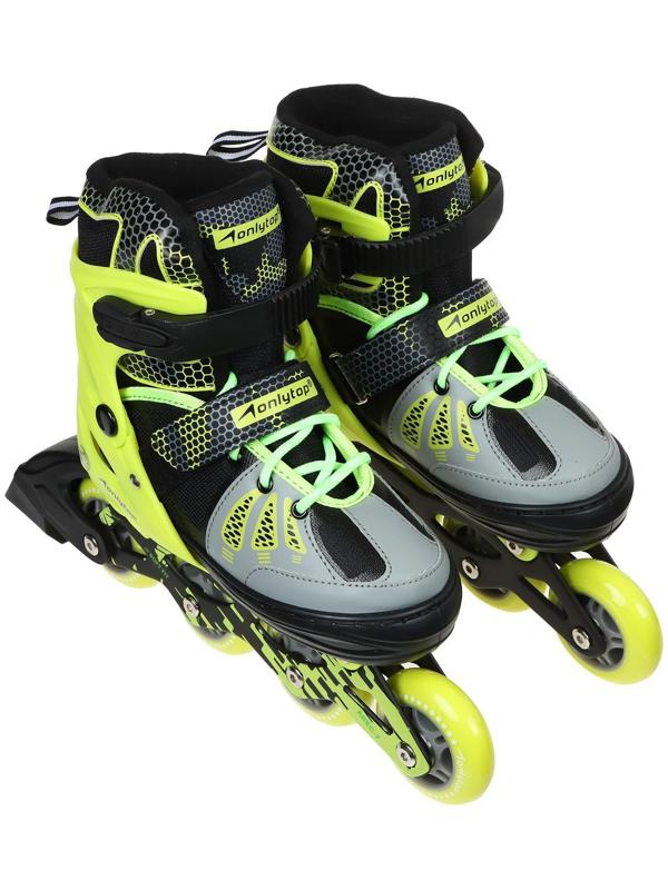 Роликовые коньки раздвижные, размер 38-41, колёса PU 70 мм, алюминиевая рама, ABEC 7