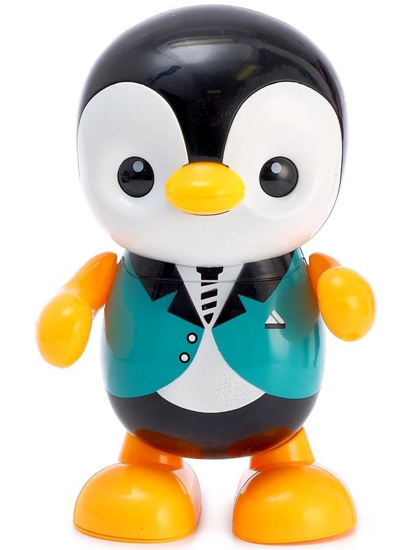 Игрушка «Пингвинёнок», работает от батареек, танцует, световые и звуковые эффекты