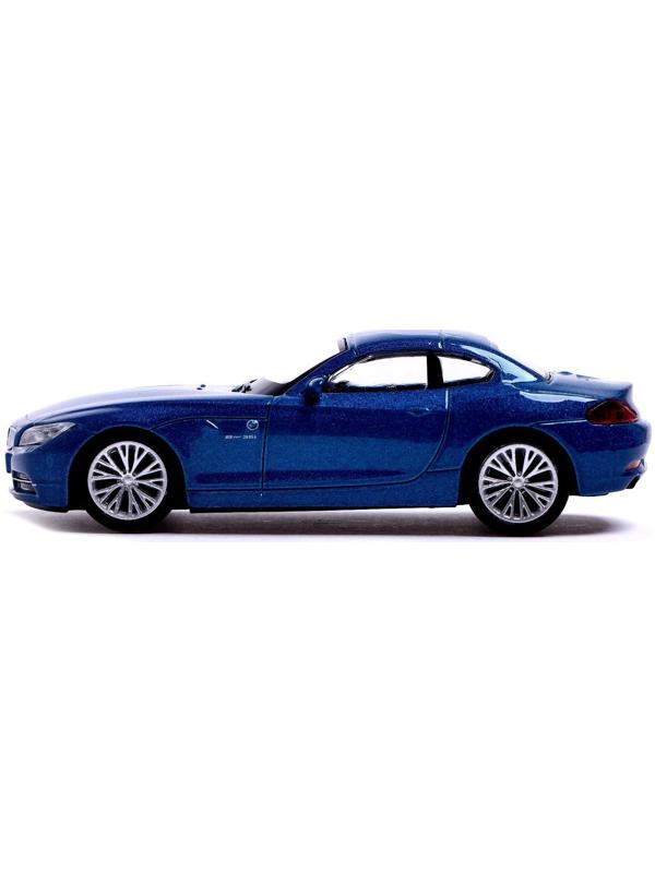 Машина металлическая BMW Z4, 1:43, цвет синий