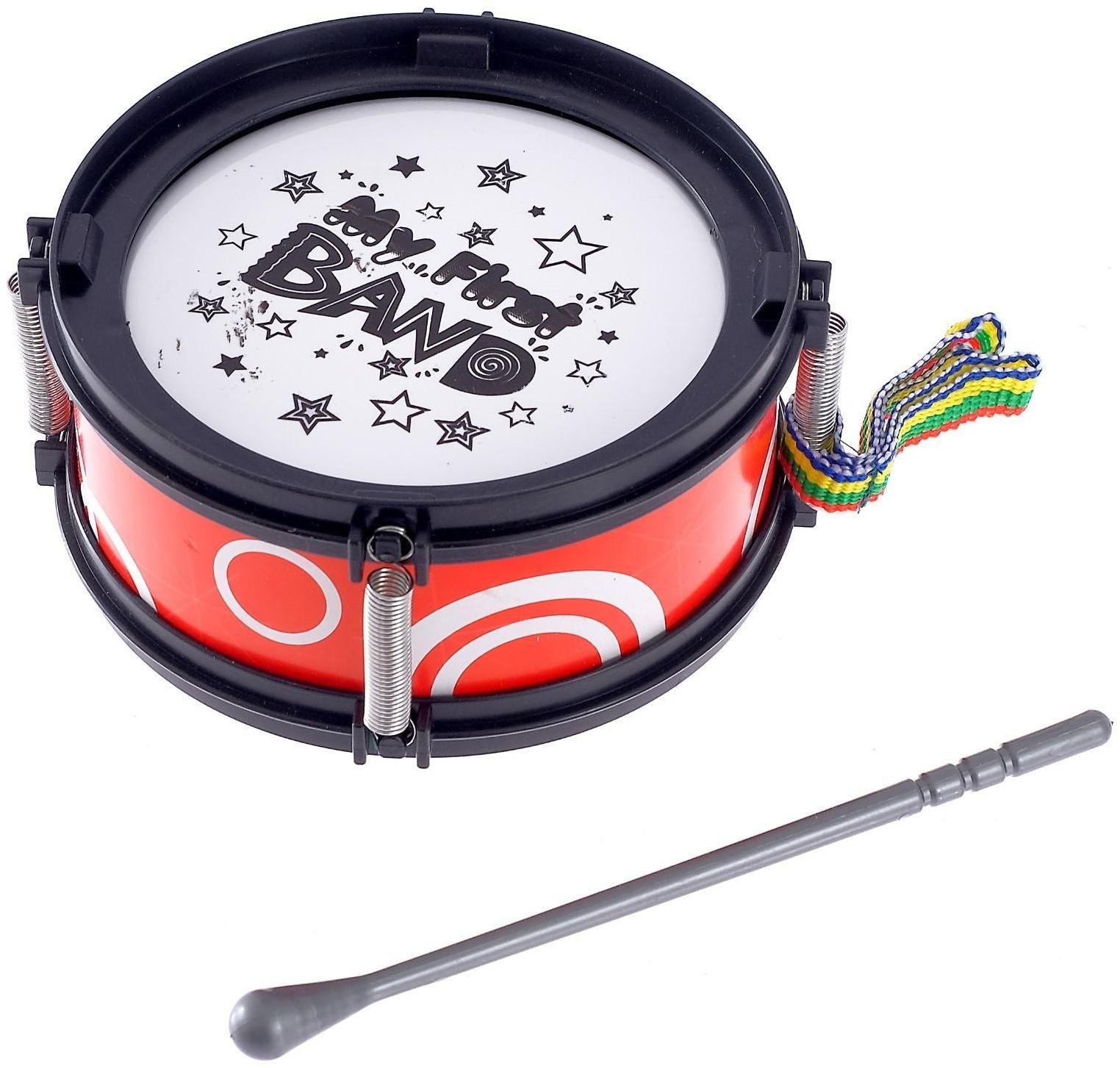 Игрушечный барабан «Звезда», детский, МИКС