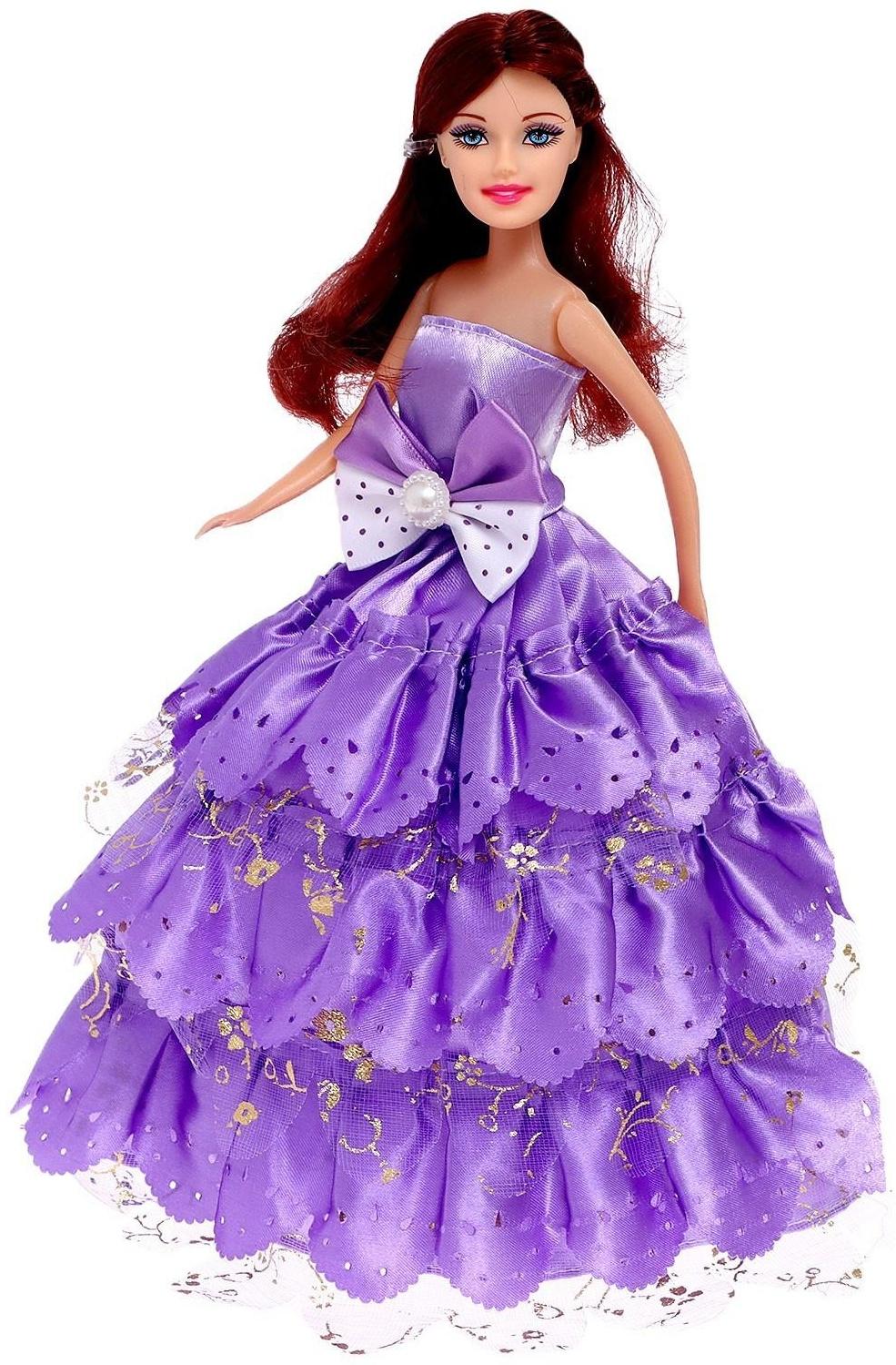 Кукла-модель «Даша» в платье, МИКС