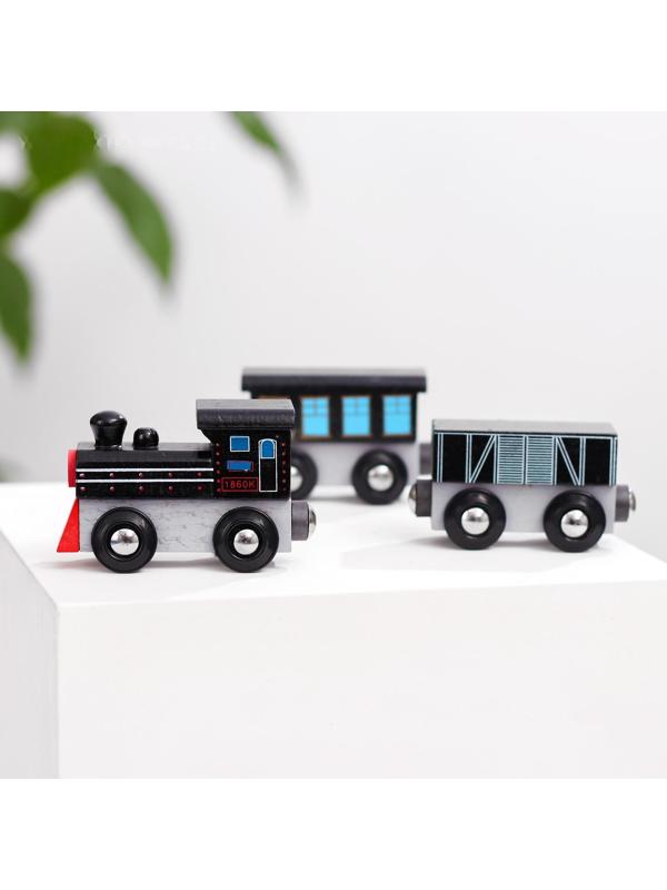 Паровоз и два вагона «Магнитные» 3×7,5×19 см