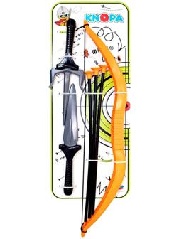 Набор оружия «Ниндзя», кинжал, саи, лук, 3 стрелы