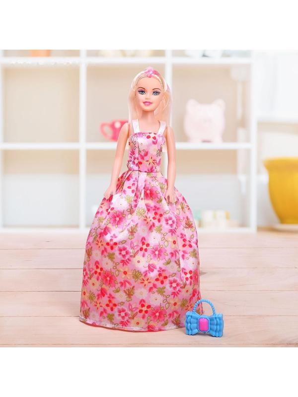 Кукла-модель «Лида» в платье, МИКС