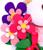 Мягкая игрушка «Ли-Ли BABY с цветами из фетра», 20 см