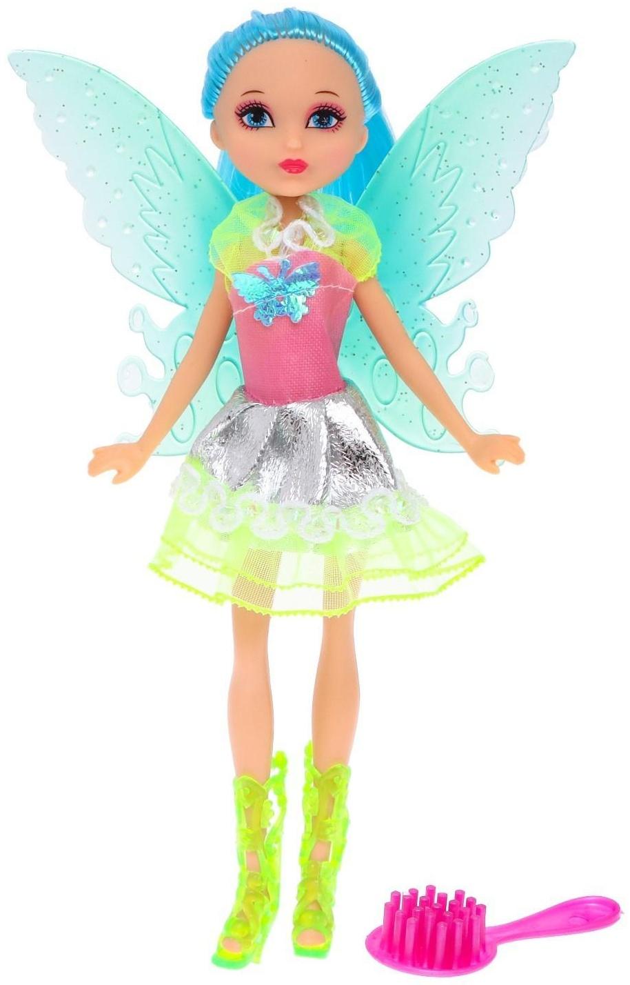 Кукла «Бабочка» в платье, с аксессуарами, МИКС