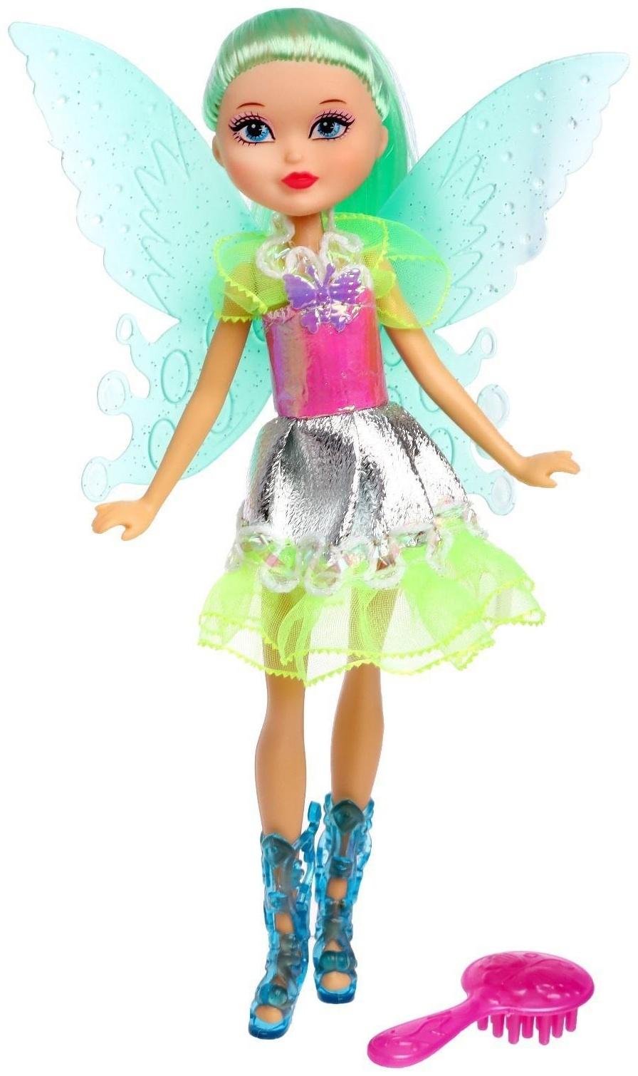 Кукла «Бабочка» в платье, с аксессуарами, МИКС