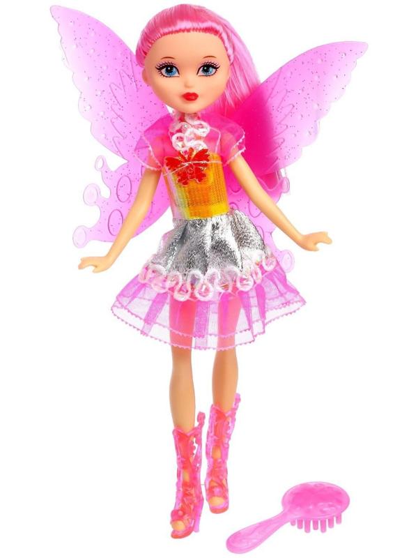 Кукла «Бабочка» в платье, с аксессуарами, МИКС
