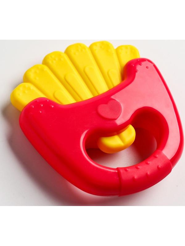 Набор погремушек «Сладости» с прорезывателем, 3 шт