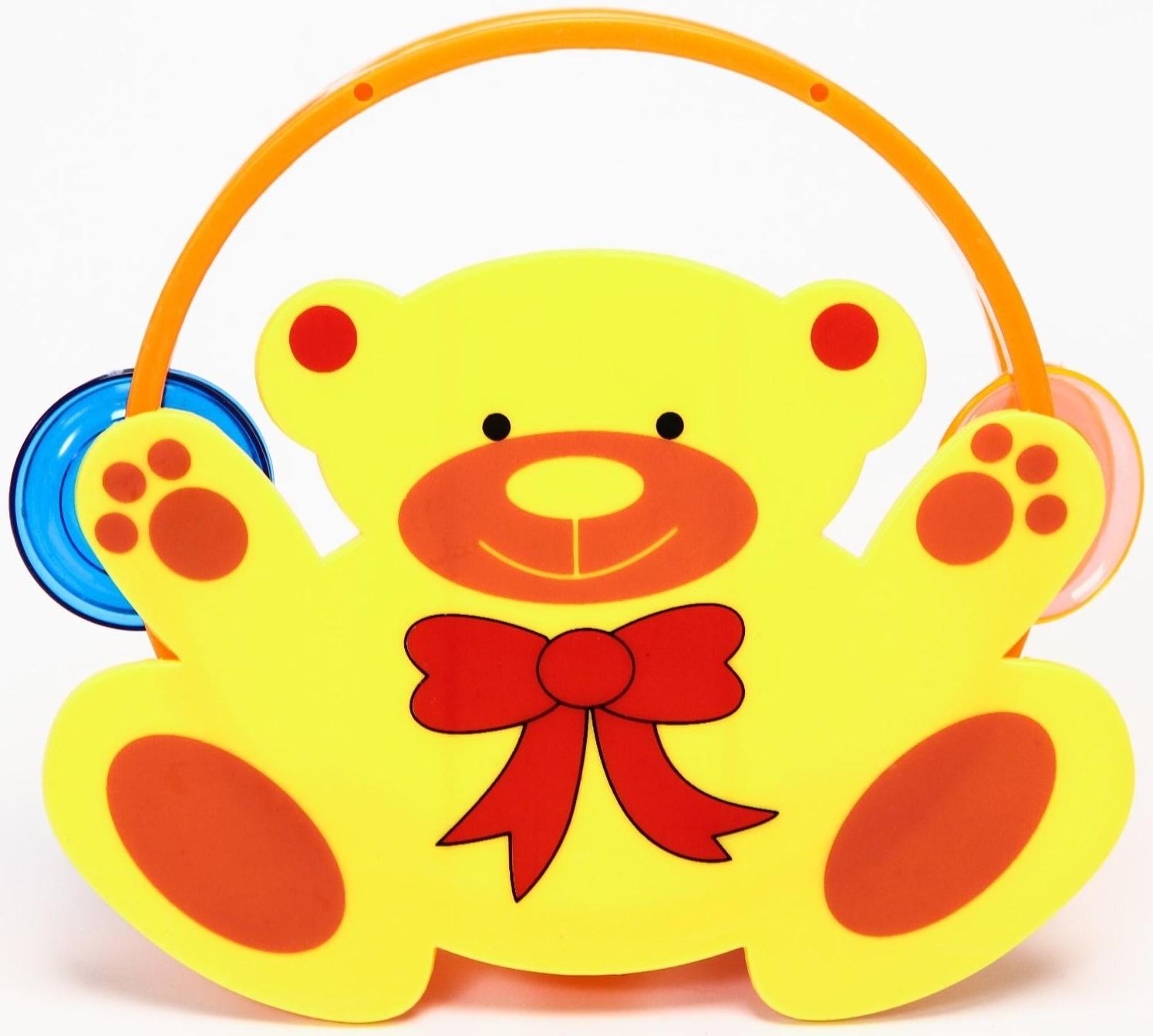 Погремушка - бубен «Животные», виды МИКС