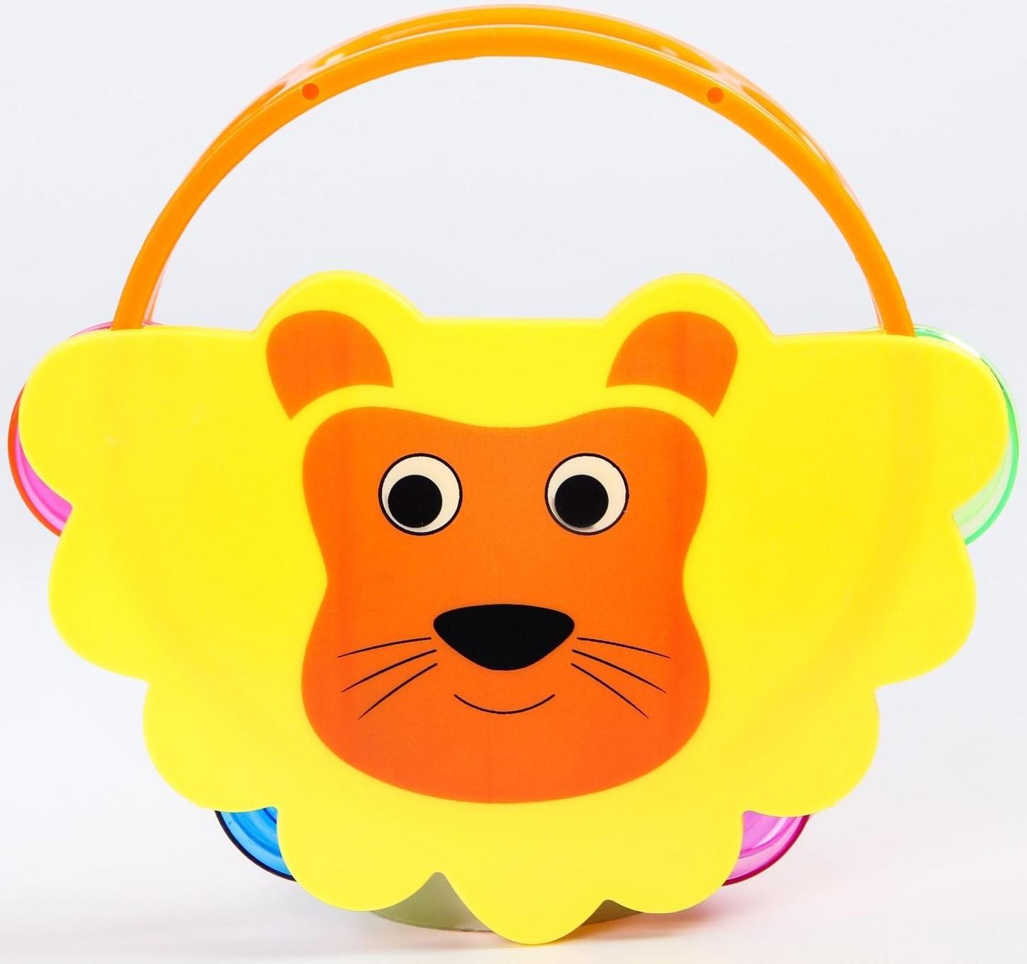 Погремушка - бубен «Животные», виды МИКС