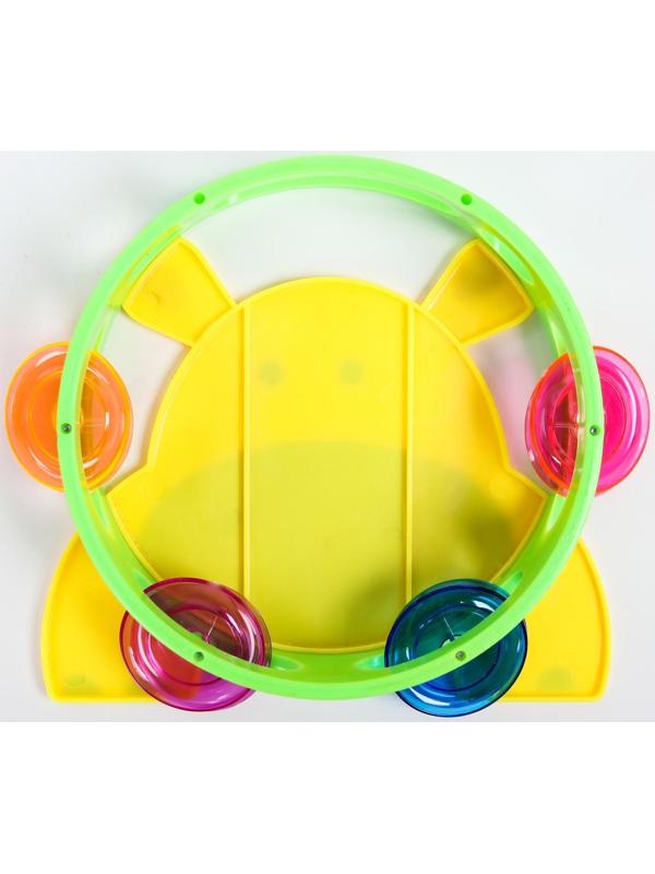 Погремушка - бубен «Животные», виды МИКС