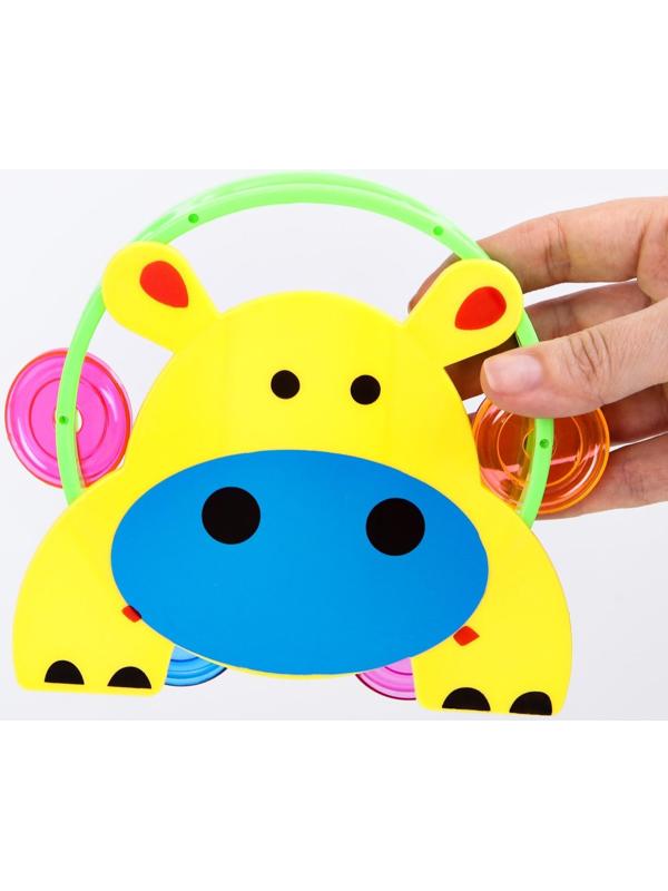 Погремушка - бубен «Животные», виды МИКС