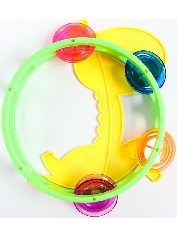 Погремушка бубен «Жирафик, Лошадка», виды МИКС