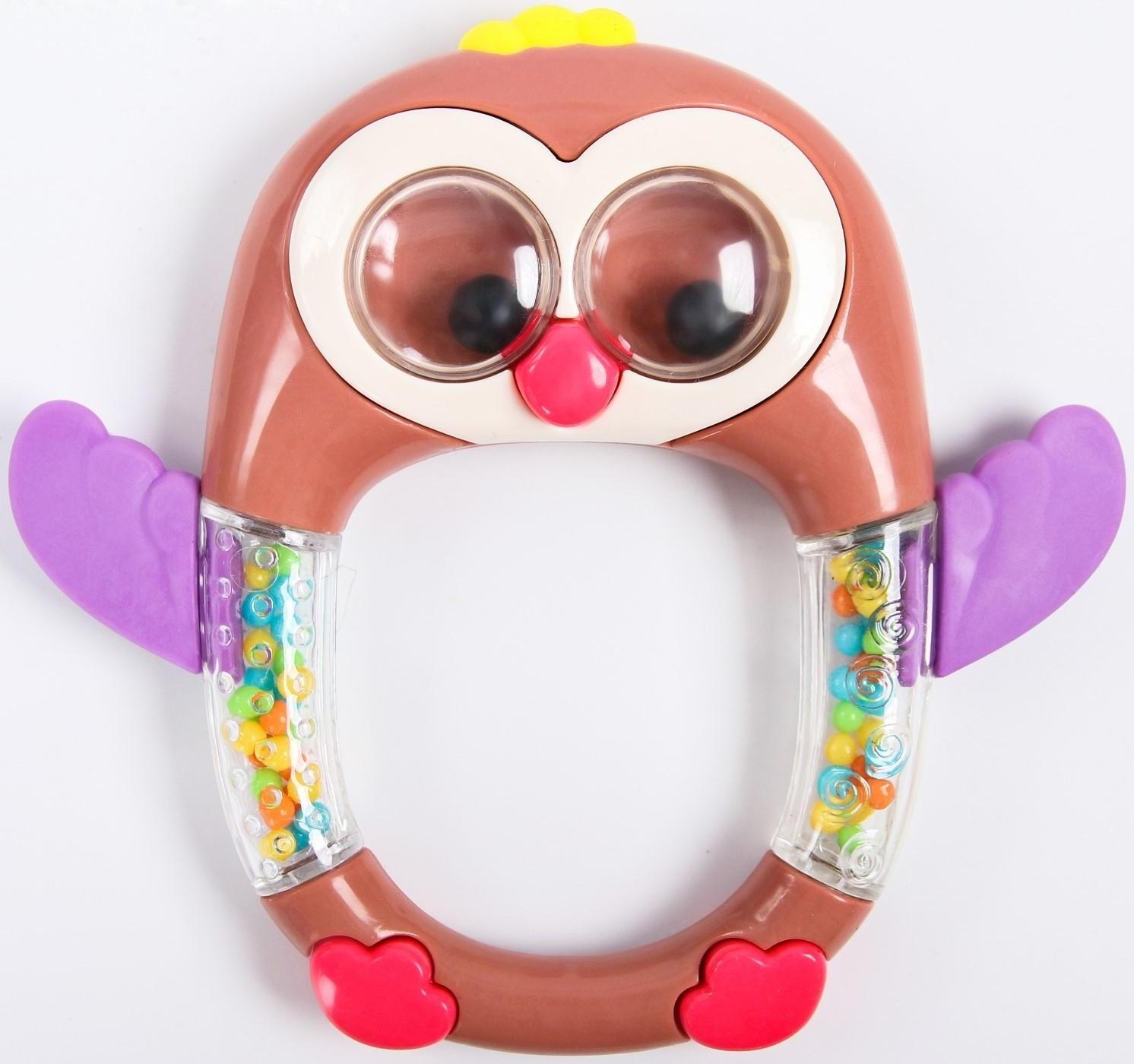 Погремушка «Совенок», цвет МИКС