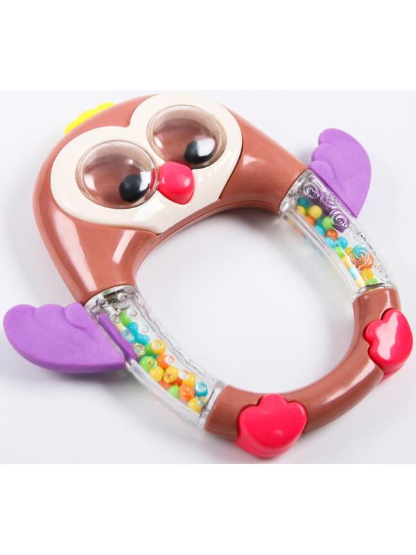 Погремушка «Совенок», цвет МИКС