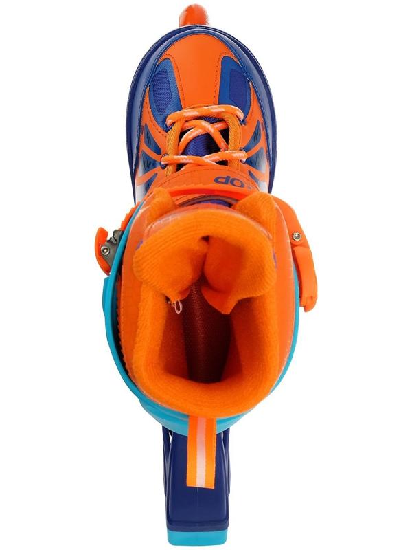 Роликовые коньки раздвижные, размер 30-33, колёса PU 64 мм, алюминиевая рама, ABEC 7