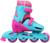 Роликовые коньки раздвижные, размер 30-33, колёса PVC 64 мм, пластиковая рама
