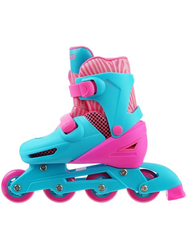 Роликовые коньки раздвижные, размер 30-33, колёса PVC 64 мм, пластиковая рама