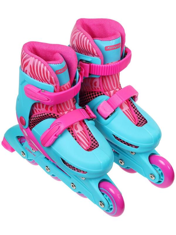 Роликовые коньки раздвижные, размер 30-33, колёса PVC 64 мм, пластиковая рама