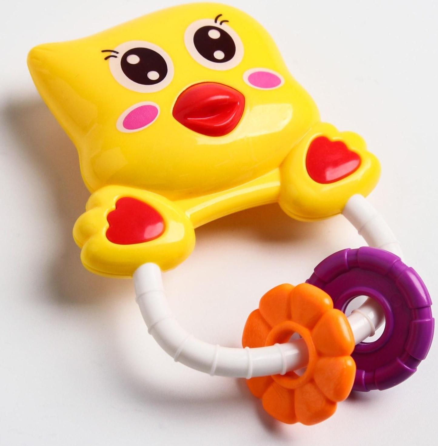 Погремушка «Цыпленок на колечке»