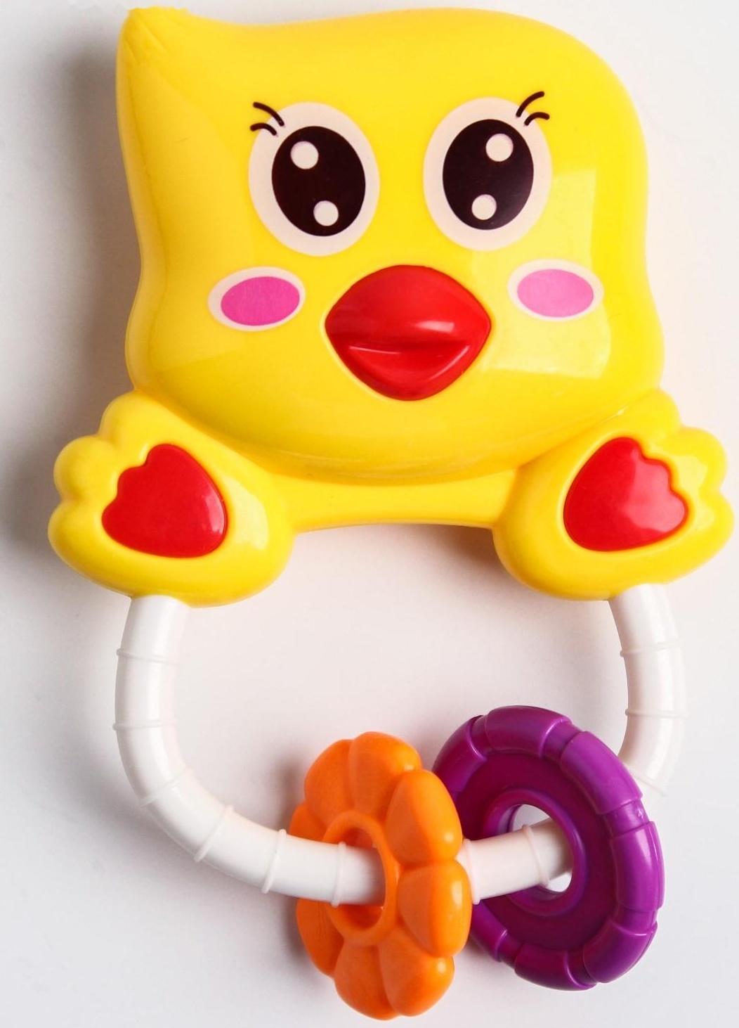 Погремушка «Цыпленок на колечке»