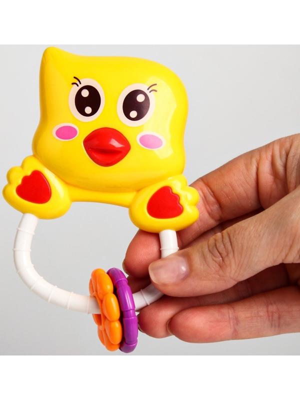 Погремушка «Цыпленок на колечке»