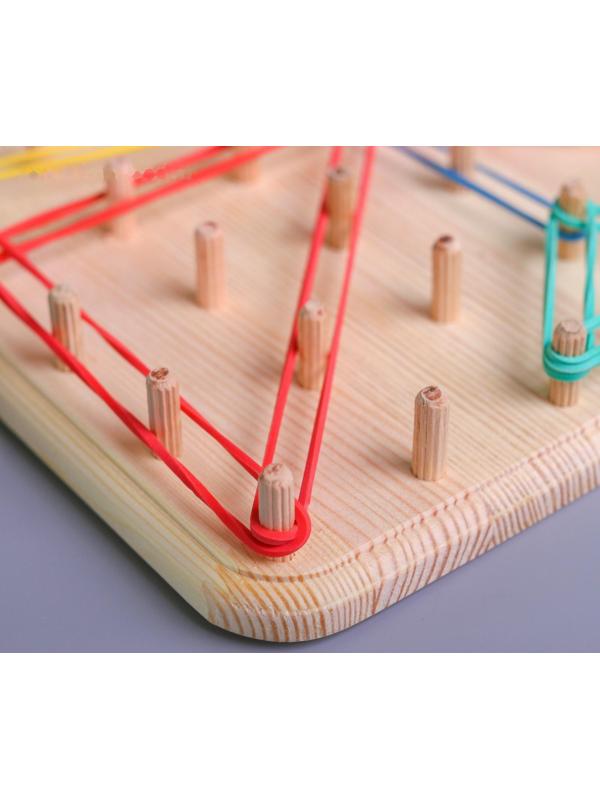 Геоборд со схемами, 12 двусторонних карточек