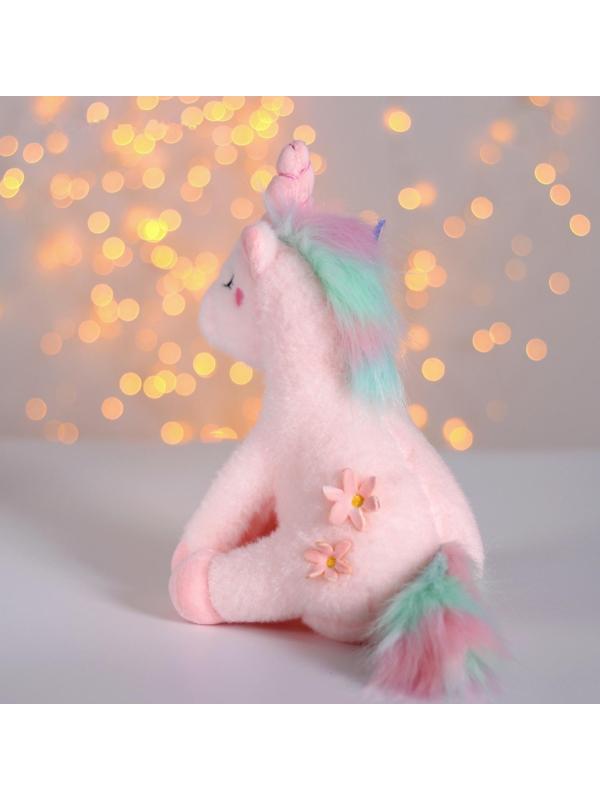 Мягкая игрушка «Единорог с цветами», цвета МИКС
