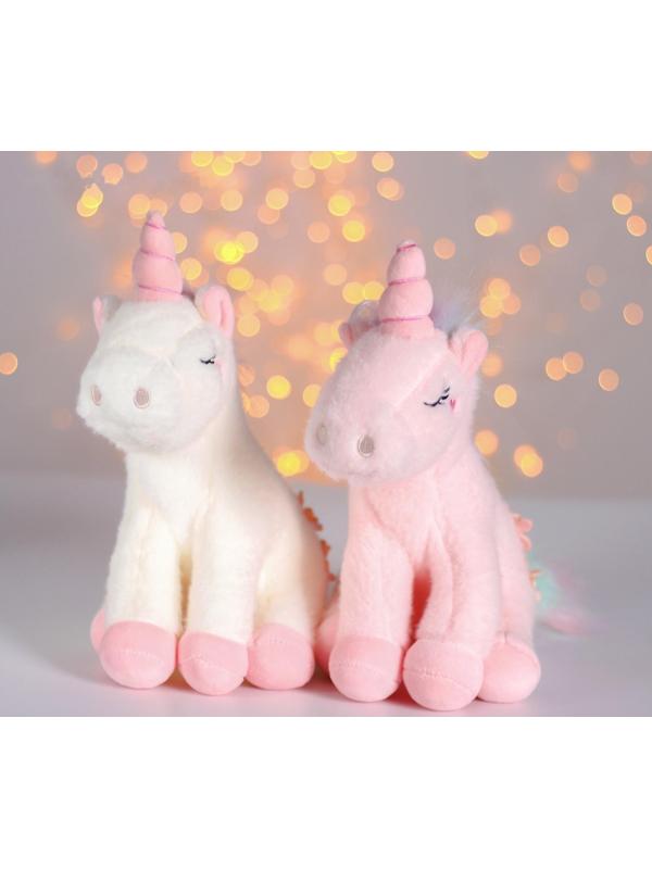 Мягкая игрушка «Единорог с цветами», цвета МИКС