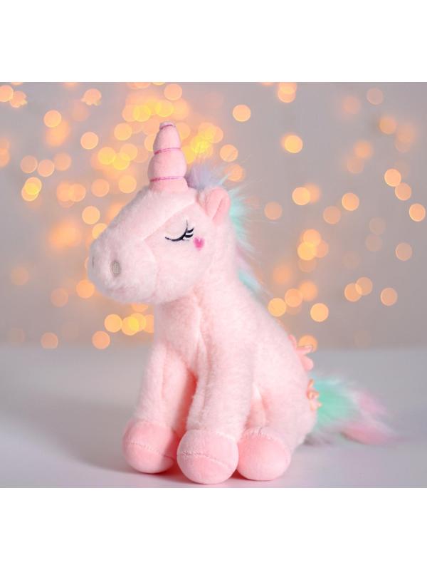 Мягкая игрушка «Единорог с цветами», цвета МИКС