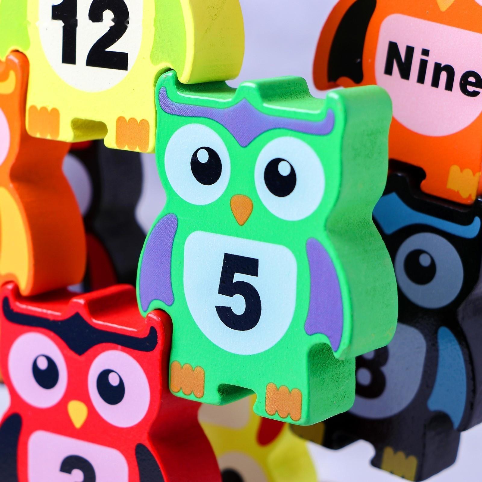 Деревянная игрушка Баланс «Совята»