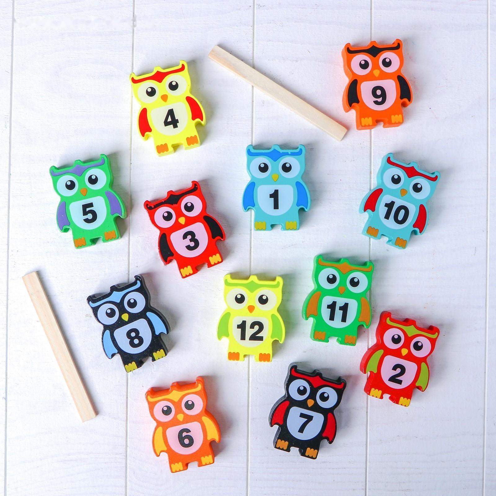 Деревянная игрушка Баланс «Совята»