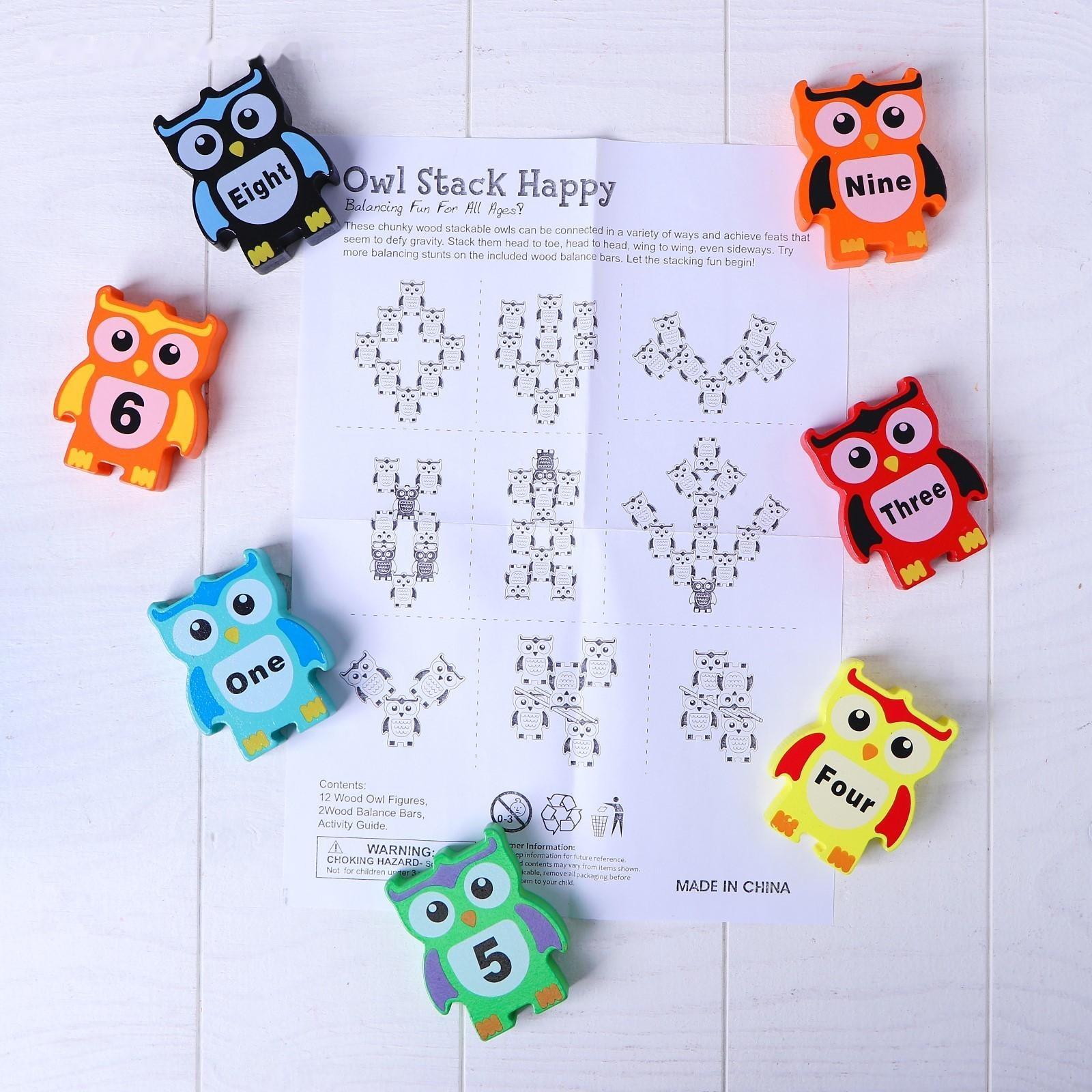 Деревянная игрушка Баланс «Совята»