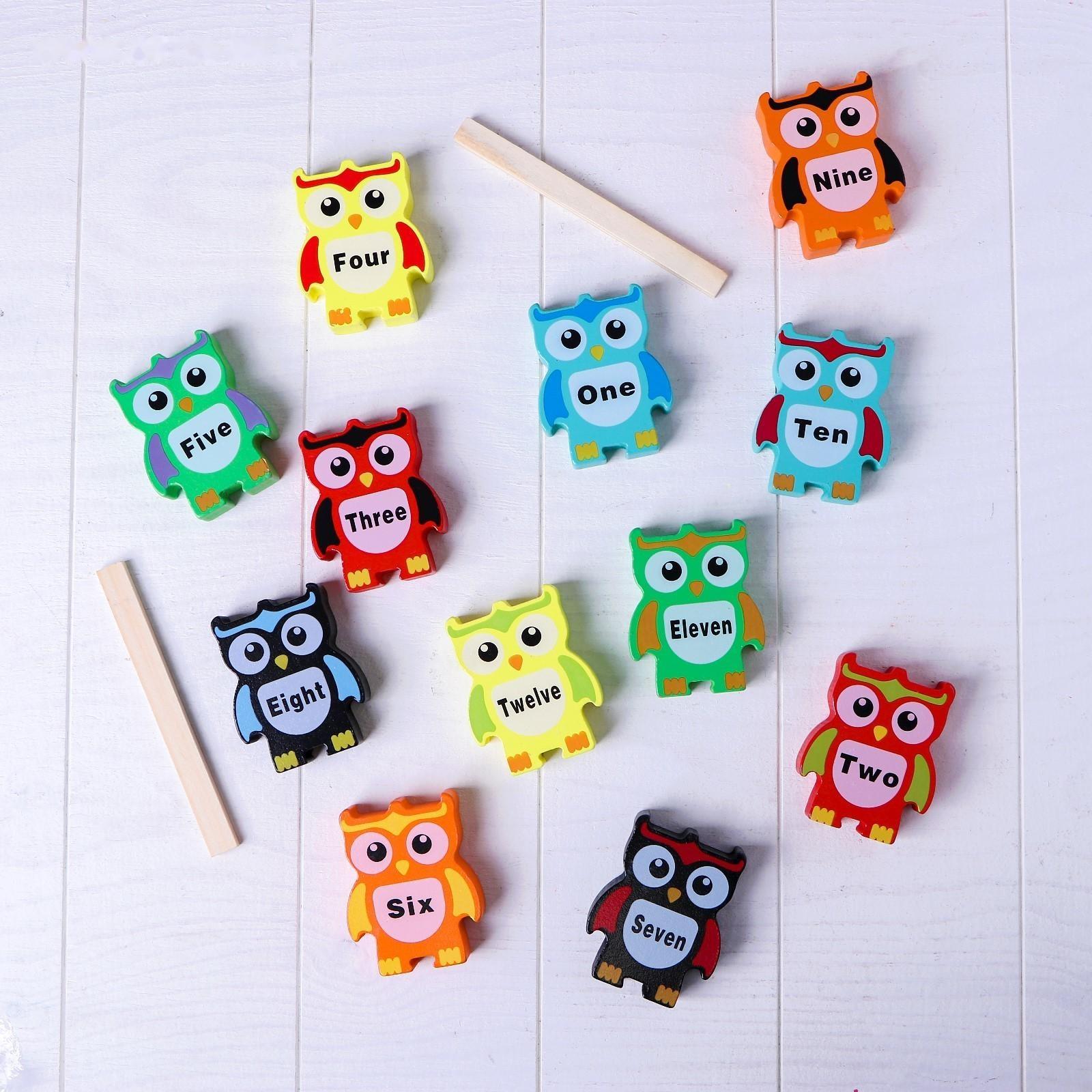 Деревянная игрушка Баланс «Совята»