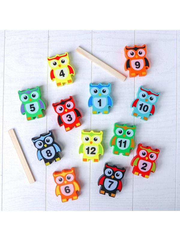 Деревянная игрушка Баланс «Совята»