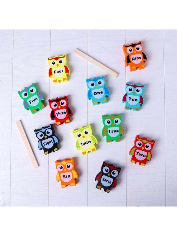 Деревянная игрушка Баланс «Совята»