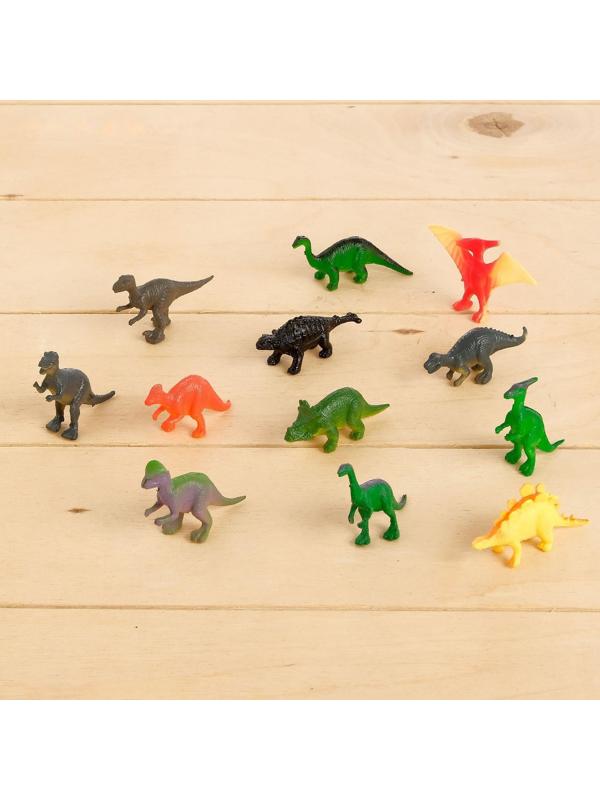 Развивающий набор «Мир динозавров», бассейн, гидрогель, фигурки, карточки, по методике Монтессори