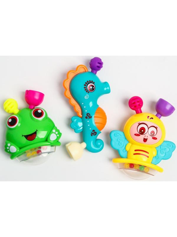 Набор погремушек «Собери меня», 7 шт, яркие цвета