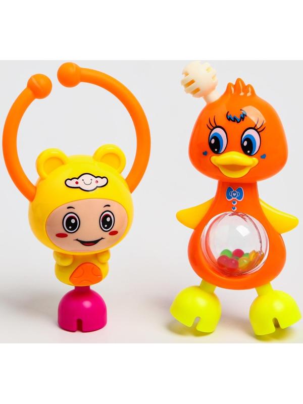 Набор погремушек «Собери меня», 7 шт, яркие цвета