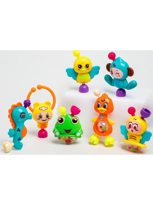 Набор погремушек «Собери меня», 7 шт, яркие цвета