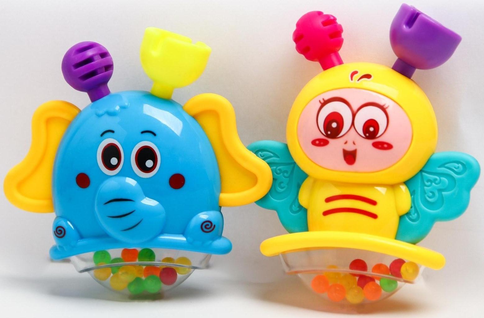 Набор погремушек «Собери меня», 9 шт, яркие цвета