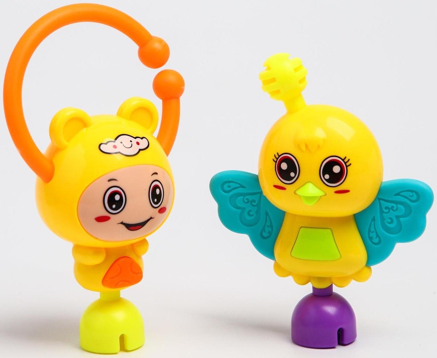 Набор погремушек «Собери меня», 9 шт, яркие цвета