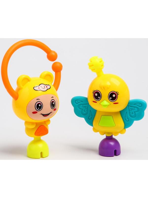 Набор погремушек «Собери меня», 9 шт, яркие цвета