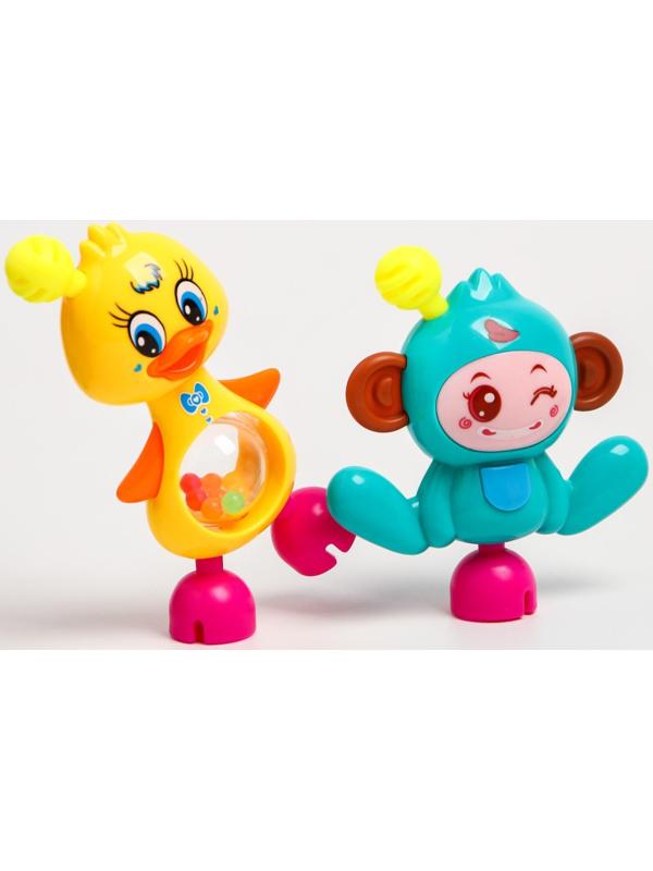 Набор погремушек «Собери меня», 9 шт, яркие цвета