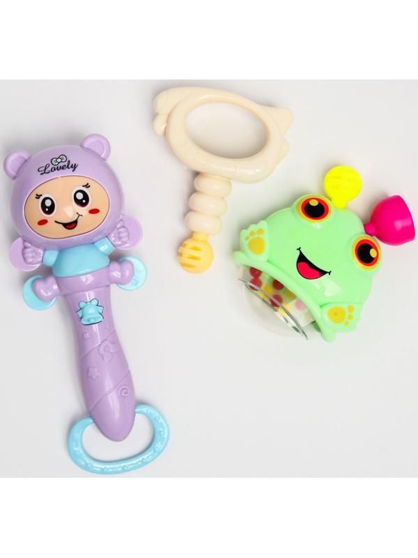 Набор погремушек «Собери меня», 7 шт, нежные цвета