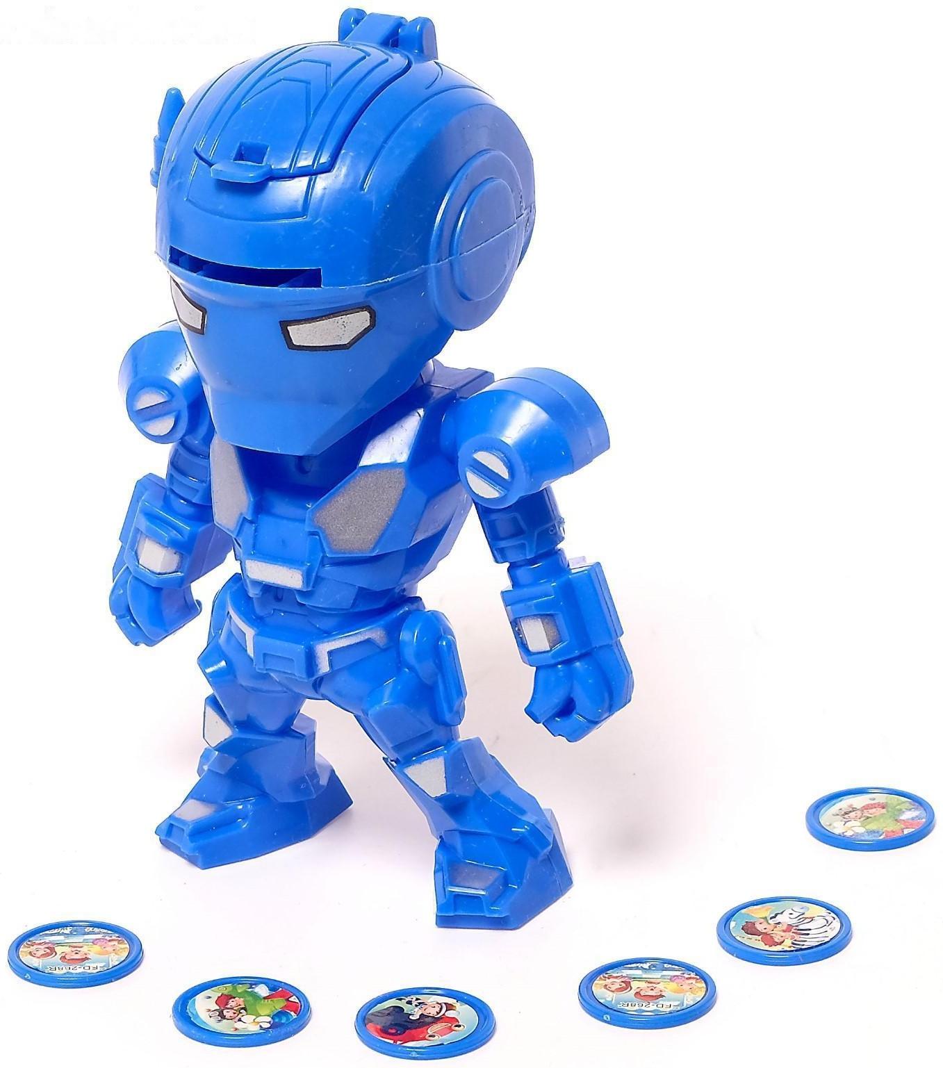 Робот «Стрелок» стреляет дисками, цвета МИКС