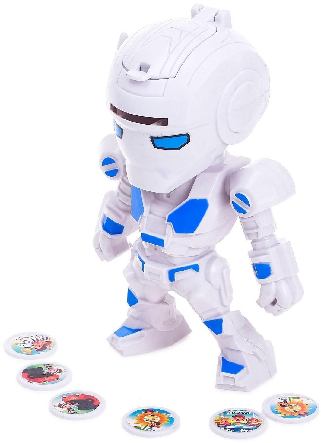 Робот «Стрелок» стреляет дисками, цвета МИКС