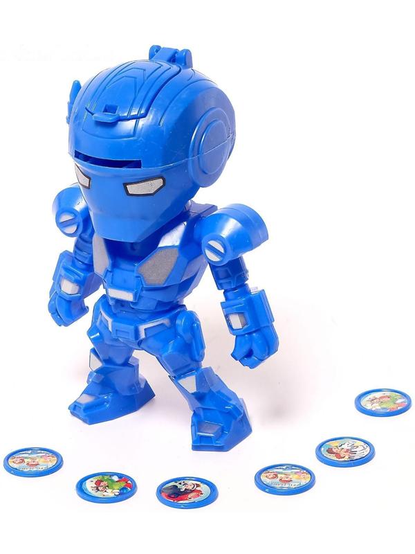 Робот «Стрелок» стреляет дисками, цвета МИКС