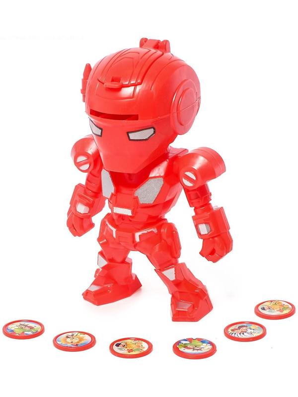 Робот «Стрелок» стреляет дисками, цвета МИКС